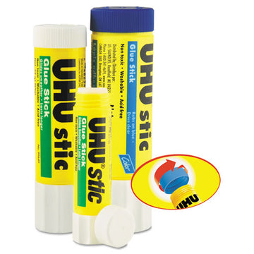 UHU® Stic Permanent Glue Stick, 1.41 Oz, Applies Blue, Dries Clear freeshipping - TVN Wholesale